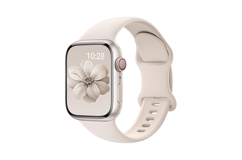 Silicone Watch Band for iWatch Series 10 9 8 7 6 SE 5 4 3 Ultra Ultra 2 (Support OEM/ODM)