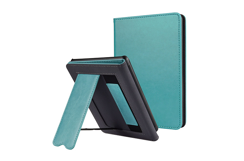Protection Leather Case with Kickstand & Hand Strap for Kindle (Support OEM/ODM)