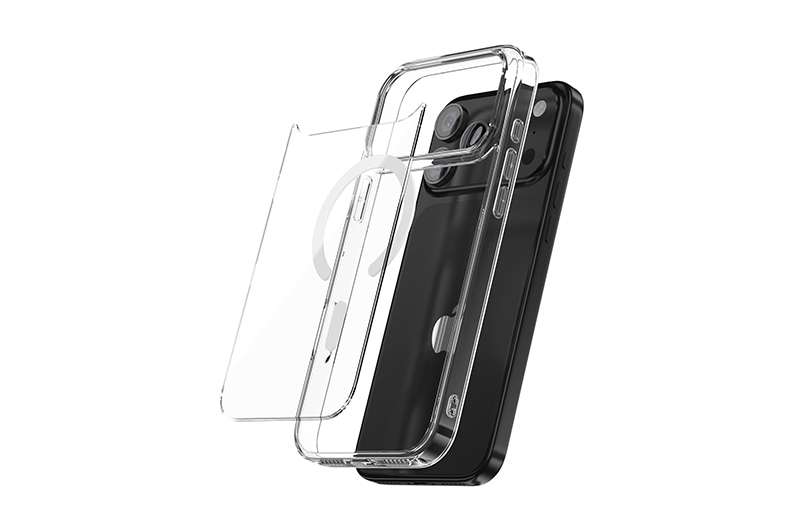 Clear Magnetic Mobile Cell Phone Case for iPhone 17/16/15/14/13/12/11 Series (Support OEM/ODM)