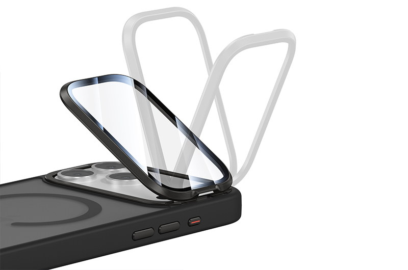 Magnetic Phone Case with Aluminum Alloy Lens frame for iPhone 17/16/15/14/13/12/11 Series (Support OEM/ODM)