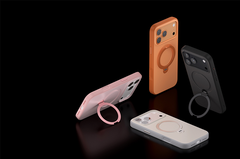 Soft Magnetic Phone Case with invisable 360 degree Rotating Stand for iPhone 17/16/15/14/13/12/11 Series (Support OEM/ODM)