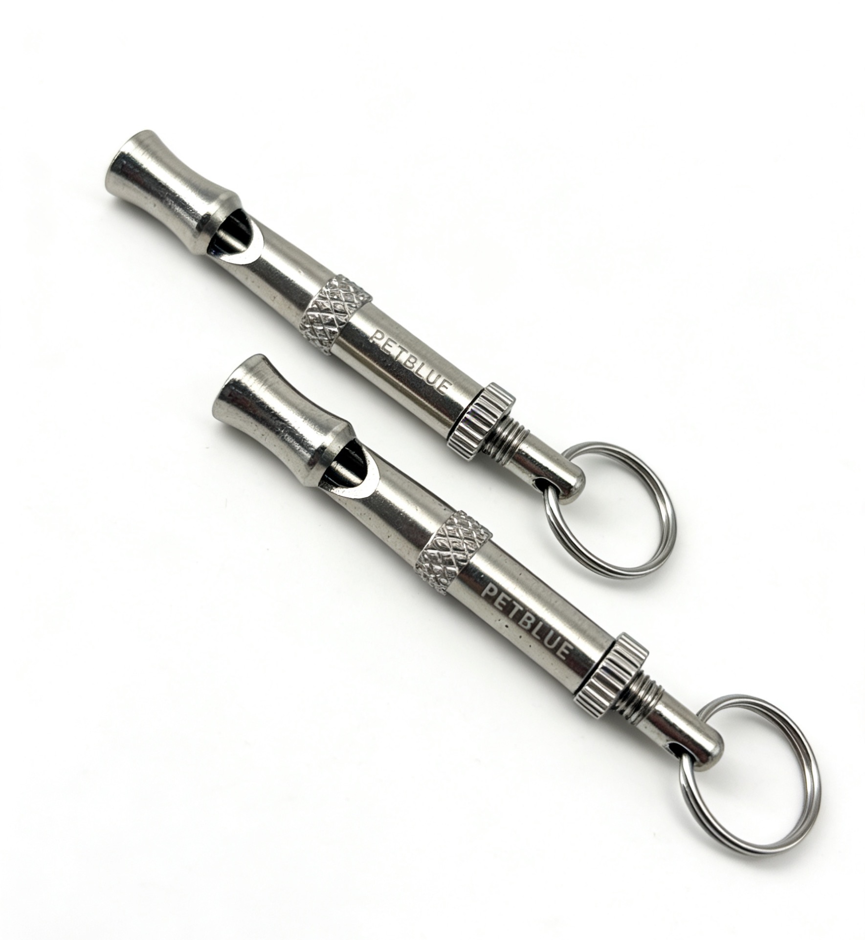 PETBLUE Dog Whistle 2 Pack - Dog Whistle to Stop Barking Neighbor's Dog & Long Range Recall