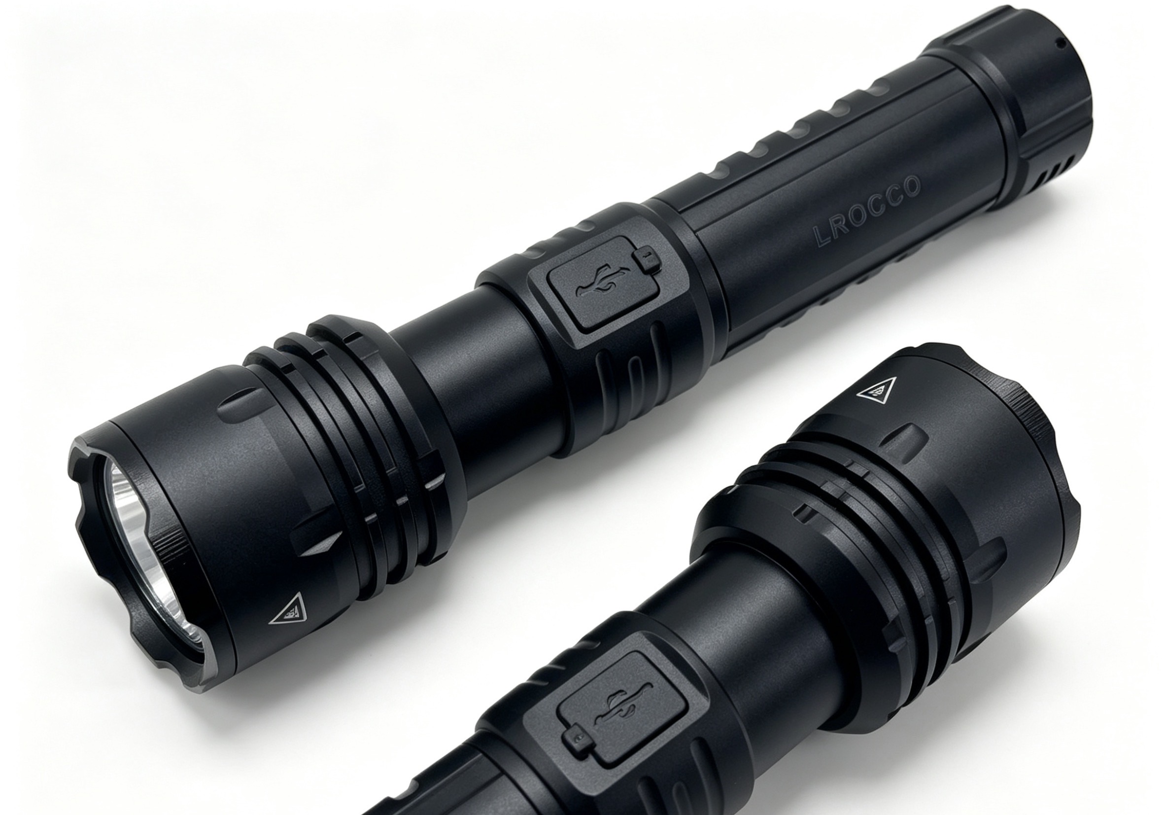 LROCCO Rechargeable Flashlights,  LED Emergency Handheld Flashlight