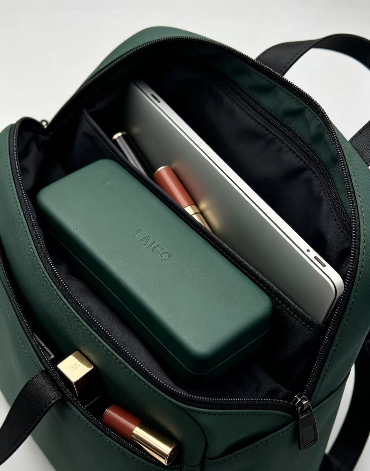 LAIGO Eyeglass Leather Case, Classic Glasses Case
