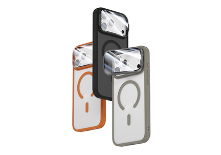 Magnetic Phone Case with Aluminum Alloy Lens frame for iPhone 17/16/15/14/13/12/11 Series (Support OEM/ODM)